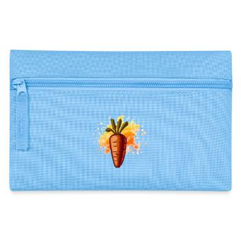 Végétarien Végétalien Carotte Carotte Design - Trousse - bleu clair - Devant