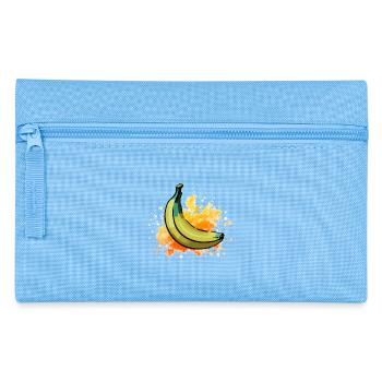 Végétarien Végétalien Banane Design - Trousse - bleu clair - Devant