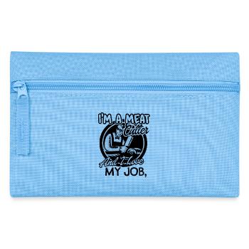I am A Meat Cutter And I Love My Job Funny - Pencil Case - light blue - Front