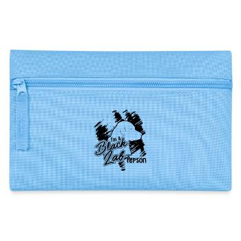 I am A Black Lab Person - Pencil Case - light blue - Front