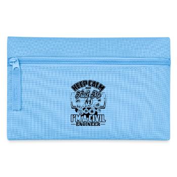 Keep Calm And Trust Me I am A Civil Engineer - Pencil Case - light blue - Front