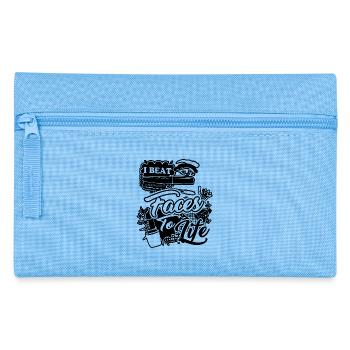 I Beat Faces To Life Makeup Artist - Pencil Case - light blue - Front