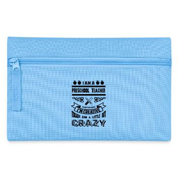 I Am A Preschool Teacher - Pencil Case - light blue - Front