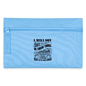 I Am The School Counselor - Pencil Case - light blue - Front