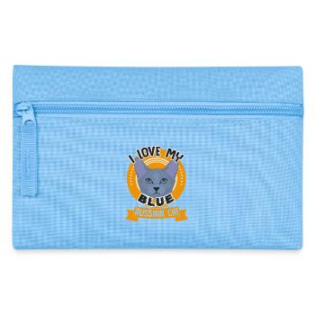 I love my Blue Russian Cat - Pencil Case - light blue - Front