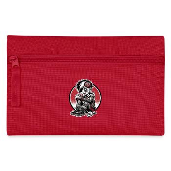 Drôle et mignon cerveau zombie emo punk fille - Trousse - rouge - Devant