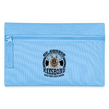 I Talk To My Keeshond - Pencil Case - light blue - Front