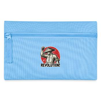 La révolution du riz et des riziculteurs s’élève - Trousse - bleu clair - Devant