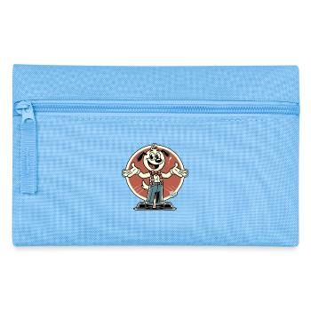Chien Gentleman Rétro Classique - Trousse - bleu clair - Devant