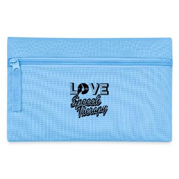 Love Speech Therapy - Pencil Case - light blue - Front