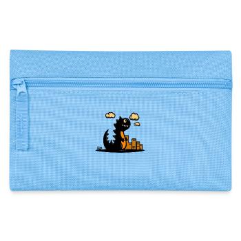 Giant Baby Lizard - Pencil Case - light blue - Front