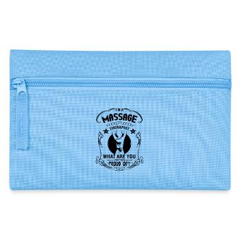 I am A Massage Therapist - Pencil Case - light blue - Front