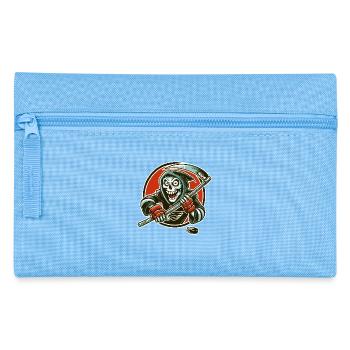 Sensemann beim Eishockey mit Puck - Federtasche - Hellblau - Vorne