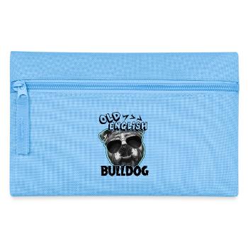 Old English Bulldog Coolest Dog - Pencil Case - light blue - Front