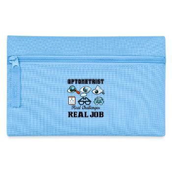Optometrist Real Job - Pencil Case - light blue - Front