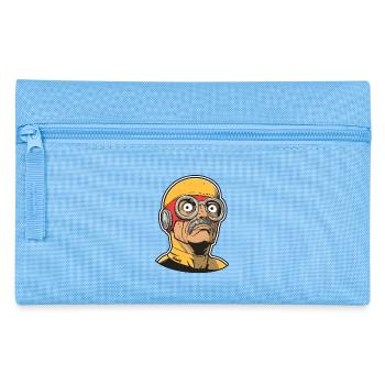 Old Super Hero - Pencil Case - light blue - Front