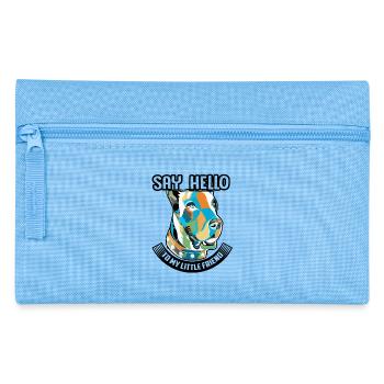 Say Hello To My Little Friend Great Dane - Pencil Case - light blue - Front