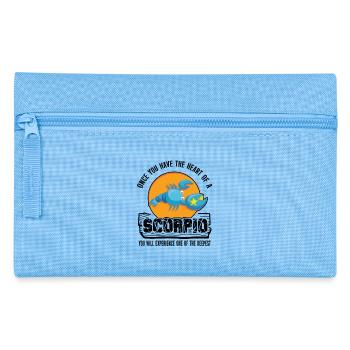 Scorpio Shirt Sign Of Zodiac Horoscope - Pencil Case - light blue - Front
