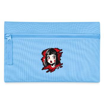 Fille de dessin animé - Trousse - bleu clair - Devant