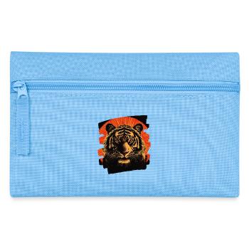 Tiger Retro - Federtasche - Hellblau - Vorne