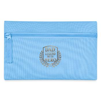 Papa : Legend Myth Hero - Chemise cadeau pour la fête des pères - Trousse - bleu clair - Devant