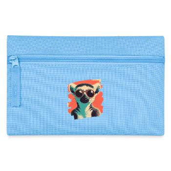 Lemur - Pencil Case - light blue - Front