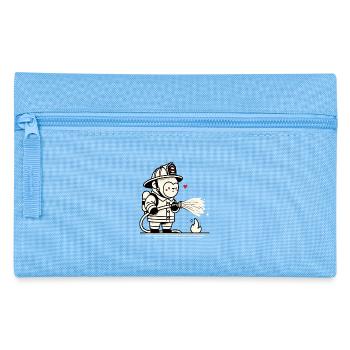 Little gorilla firefighter - Pencil Case - light blue - Front