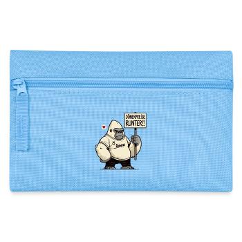 Manifestation de gorilles avec une pancarte : les prix du kebab baissent ! - Trousse - bleu clair - Devant