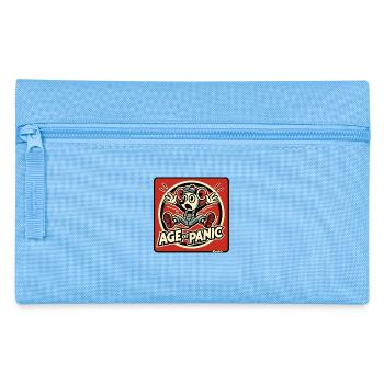 Anxious mouse in the age of panic - Pencil Case - light blue - Front