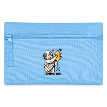 Philosopher juices the lemon of life - Pencil Case - light blue - Front