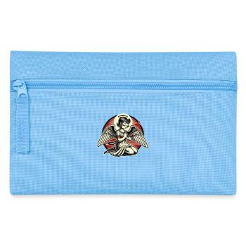 Retro Cartoon Praying Angel - Pencil Case - light blue - Front