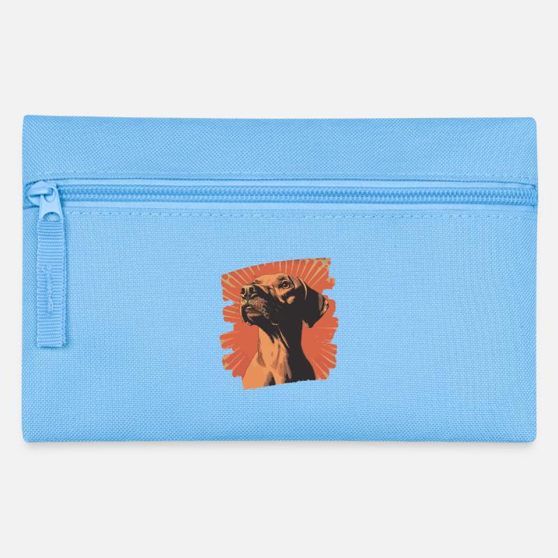 Rhodesian Ridgeback - Pencil Case - light blue