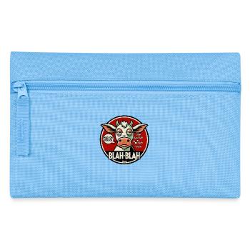 Blah-Blah Kuh - Federtasche - Hellblau - Vorne