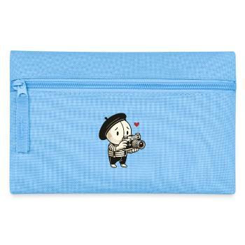 The Shy Pantomime Photographer - Pencil Case - light blue - Front