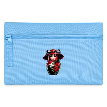 Russian Girl! Matrjoschka Russisch für Russen - Federtasche - Hellblau - Vorne