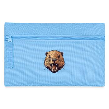 Wilder Biber - Federtasche - Hellblau - Vorne