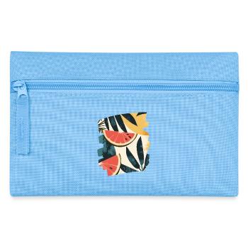 Sommer Wassermelone und Palmen - Federtasche - Hellblau - Vorne
