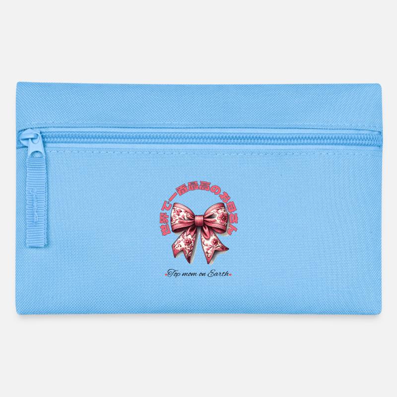 Die beste Mutter der Welt Japanische Sakura Muttertag - Federtasche - Hellblau