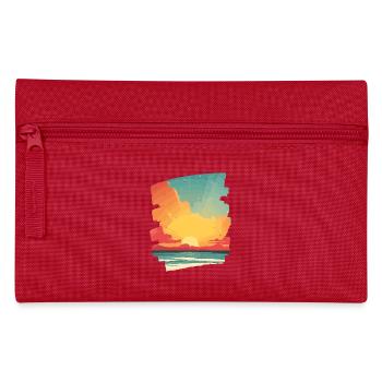 Sommer Sonnenuntergang - Federtasche - Rot - Vorne