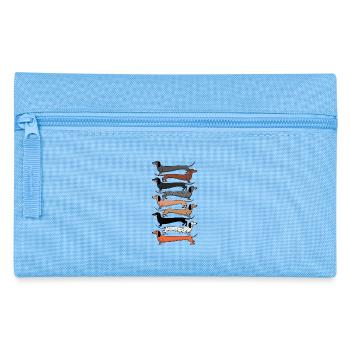 Variété de teckel polyvalente pour les amoureux des chiens - Trousse - bleu clair - Devant