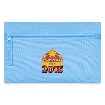 2015 Birthday Retro Vintage Gift - Pencil Case - light blue - Front