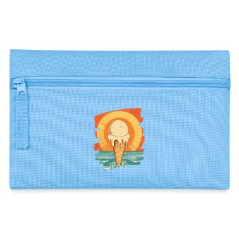 cream and cream scoop summer sunset - Pencil Case - light blue - Front