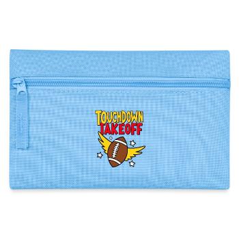 Touchdown Takeoff – Football with Wings - Pencil Case - light blue - Front
