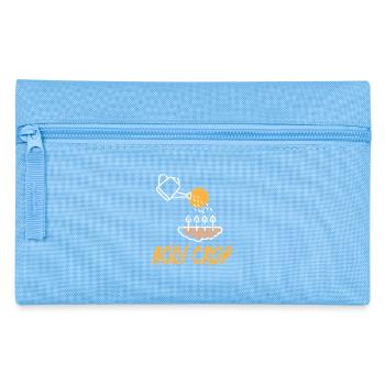 Holy Crop Funny Minimal Gardening Pun - Federtasche - Hellblau - Vorne