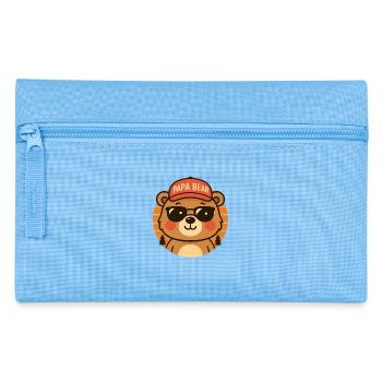 Papa Ours Câlin Ours Papa Rétro - Trousse - bleu clair - Devant