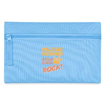 Welcome Freshmen High School Rock Vibes - Pencil Case - light blue - Front