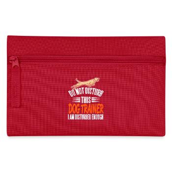 Ne pas déranger drôle de dresseur de chiens disant - Trousse - rouge - Devant