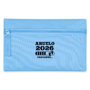 Opa 2026 Ladegeschenk für zukünftigen Opa - Federtasche - Hellblau - Vorne