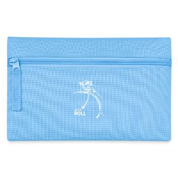 Let's Roll Bike Life Momentum Rider Saying - Pencil Case - light blue - Front