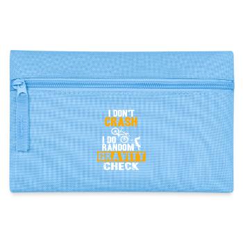 Drôle Vélo Aléatoire Gravité Vérifier Humour - Trousse - bleu clair - Devant